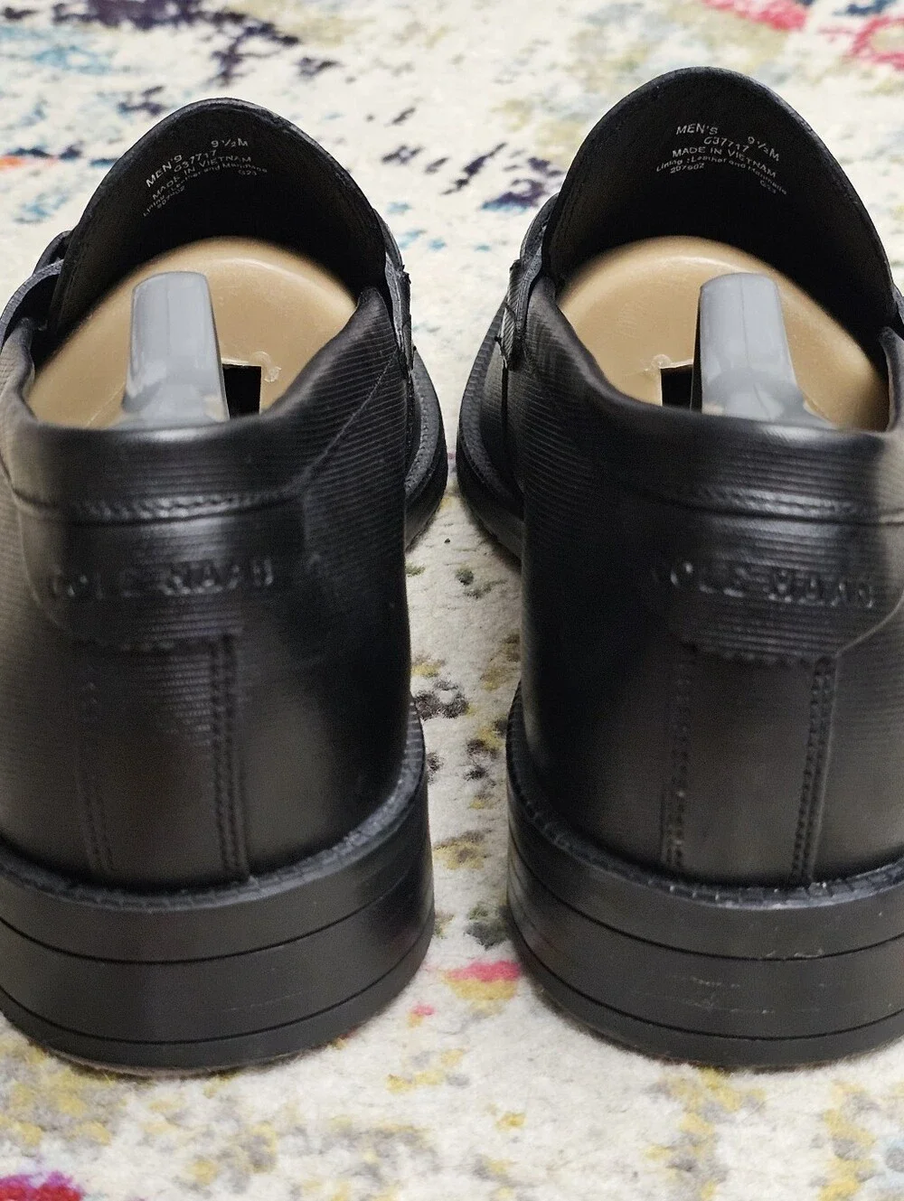 Cole Haan Men’s Size 9.5 M Modern Essentials Black Leather Bit Loafer C37717